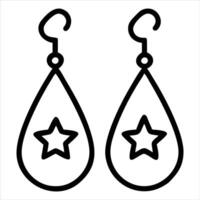 Fashionable Geometric Earring Design for Sublimation Creation vector