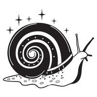 Snail Animal Design for Handcrafted Art Creation vector