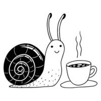 Stunning Snail Animal Design for Visual Project vector