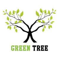 Tranquil Bonsai Tree Logo in an Abstract Minimalist Style vector
