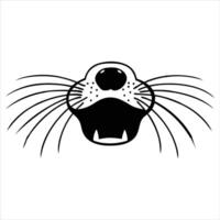 Unique Comic Face Illustrations with Funny Looks vector