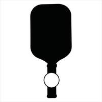 Pickle Racket and Ball Graphic Design vector