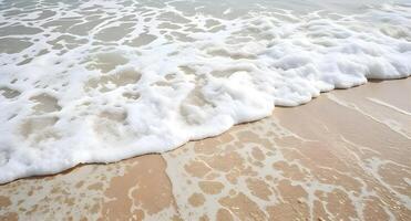 A wave is coming in to the ocean photo