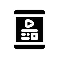 banner glyph icon. Strong and solid icon for websites, mobile interfaces, presentations, and visual branding. High quality and easy to edit. vector