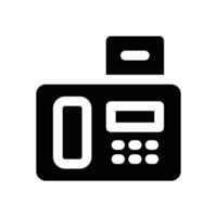 telephone glyph icon. Strong and solid icon for websites, mobile interfaces, presentations, and visual branding. High quality and easy to edit. vector