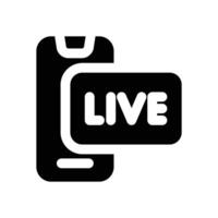 live glyph icon. Strong and solid icon for websites, mobile interfaces, presentations, and visual branding. High quality and easy to edit. vector