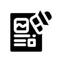 release glyph icon. Strong and solid icon for websites, mobile interfaces, presentations, and visual branding. High quality and easy to edit. vector