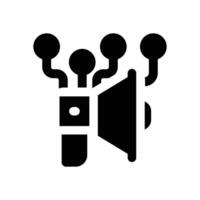viral marketing glyph icon. Strong and solid icon for websites, mobile interfaces, presentations, and visual branding. High quality and easy to edit. vector