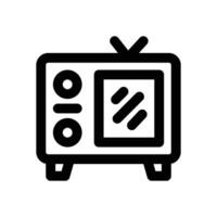 television line icon. Clean and minimalist icon for websites, mobile apps, presentations, and logos. Fully scalable and customizable for any project. vector