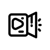 ads line icon. Clean and minimalist icon for websites, mobile apps, presentations, and logos. Fully scalable and customizable for any project. vector