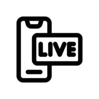 live line icon. Clean and minimalist icon for websites, mobile apps, presentations, and logos. Fully scalable and customizable for any project. vector