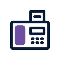 telephone dual tone icon. Sleek and modern icon for websites, mobile apps, marketing materials, and corporate design. Fully scalable and ready to use. vector