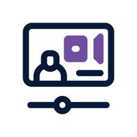 marketing dual tone icon. Sleek and modern icon for websites, mobile apps, marketing materials, and corporate design. Fully scalable and ready to use. vector