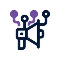 viral marketing dual tone icon. Sleek and modern icon for websites, mobile apps, marketing materials, and corporate design. Fully scalable and ready to use. vector