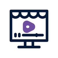advertising dual tone icon. Sleek and modern icon for websites, mobile apps, marketing materials, and corporate design. Fully scalable and ready to use. vector