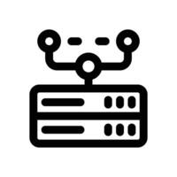 network cluster line icon. Clean and minimalist icon for websites, mobile apps, presentations, and logos. Fully scalable and customizable for any project. vector
