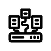 data collecting line icon. Clean and minimalist icon for websites, mobile apps, presentations, and logos. Fully scalable and customizable for any project. vector