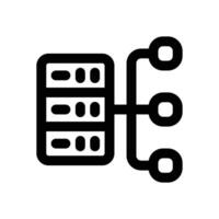 data network line icon. Clean and minimalist icon for websites, mobile apps, presentations, and logos. Fully scalable and customizable for any project. vector