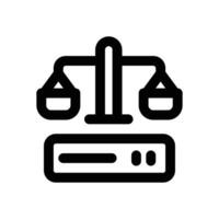 data ethic line icon. Clean and minimalist icon for websites, mobile apps, presentations, and logos. Fully scalable and customizable for any project. vector