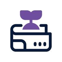 budget growth dual tone icon. Sleek and modern icon for websites, mobile apps, marketing materials, and corporate design. Fully scalable and ready to use. vector