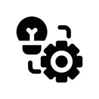 implementation glyph icon. Strong and solid icon for websites, mobile interfaces, presentations, and visual branding. High quality and easy to edit. vector