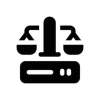 data ethic glyph icon. Strong and solid icon for websites, mobile interfaces, presentations, and visual branding. High quality and easy to edit. vector