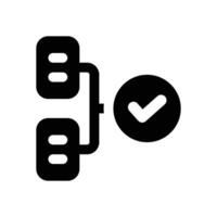 normalization glyph icon. Strong and solid icon for websites, mobile interfaces, presentations, and visual branding. High quality and easy to edit. vector