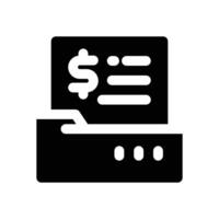 archive glyph icon. Strong and solid icon for websites, mobile interfaces, presentations, and visual branding. High quality and easy to edit. vector
