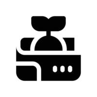 budget growth glyph icon. Strong and solid icon for websites, mobile interfaces, presentations, and visual branding. High quality and easy to edit. vector