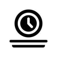 intermittent fasting glyph icon. Strong and solid icon for websites, mobile interfaces, presentations, and visual branding. High quality and easy to edit. vector