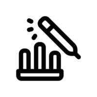 statistic line icon. Clean and minimalist icon for websites, mobile apps, presentations, and logos. Fully scalable and customizable for any project. vector