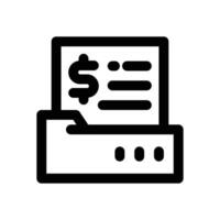archive line icon. Clean and minimalist icon for websites, mobile apps, presentations, and logos. Fully scalable and customizable for any project. vector