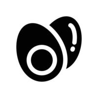 egg glyph icon. Strong and solid icon for websites, mobile interfaces, presentations, and visual branding. High quality and easy to edit. vector