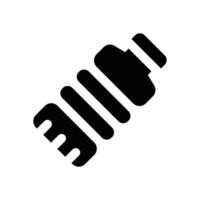 water bottle glyph icon. Strong and solid icon for websites, mobile interfaces, presentations, and visual branding. High quality and easy to edit. vector