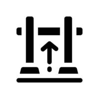pull up glyph icon. Strong and solid icon for websites, mobile interfaces, presentations, and visual branding. High quality and easy to edit. vector