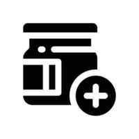 medichine glyph icon. Strong and solid icon for websites, mobile interfaces, presentations, and visual branding. High quality and easy to edit. vector