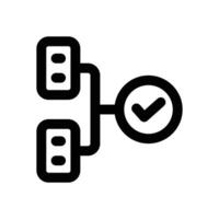normalization line icon. Clean and minimalist icon for websites, mobile apps, presentations, and logos. Fully scalable and customizable for any project. vector
