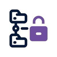 file access dual tone icon. Sleek and modern icon for websites, mobile apps, marketing materials, and corporate design. Fully scalable and ready to use. vector