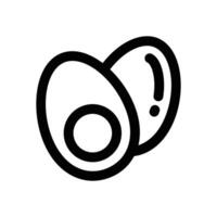 egg line icon. Clean and minimalist icon for websites, mobile apps, presentations, and logos. Fully scalable and customizable for any project. vector