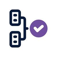normalization dual tone icon. Sleek and modern icon for websites, mobile apps, marketing materials, and corporate design. Fully scalable and ready to use. vector