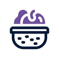 fruit dual tone icon. Sleek and modern icon for websites, mobile apps, marketing materials, and corporate design. Fully scalable and ready to use. vector