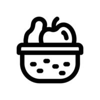 fruit line icon. Clean and minimalist icon for websites, mobile apps, presentations, and logos. Fully scalable and customizable for any project. vector