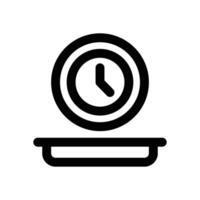 intermittent fasting line icon. Clean and minimalist icon for websites, mobile apps, presentations, and logos. Fully scalable and customizable for any project. vector