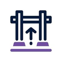 pull up dual tone icon. Sleek and modern icon for websites, mobile apps, marketing materials, and corporate design. Fully scalable and ready to use. vector