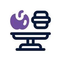 balance dual tone icon. Sleek and modern icon for websites, mobile apps, marketing materials, and corporate design. Fully scalable and ready to use. vector