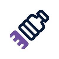 water bottle dual tone icon. Sleek and modern icon for websites, mobile apps, marketing materials, and corporate design. Fully scalable and ready to use. vector