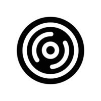 weight plate glyph icon. Strong and solid icon for websites, mobile interfaces, presentations, and visual branding. High quality and easy to edit. vector