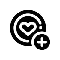 health care glyph icon. Strong and solid icon for websites, mobile interfaces, presentations, and visual branding. High quality and easy to edit. vector