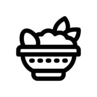 healthy food line icon. Clean and minimalist icon for websites, mobile apps, presentations, and logos. Fully scalable and customizable for any project. vector