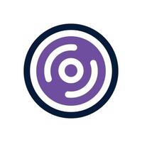 weight plate dual tone icon. Sleek and modern icon for websites, mobile apps, marketing materials, and corporate design. Fully scalable and ready to use. vector